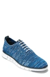 Cole Haan Men's Zerogrand Stitchlite Knit Oxfords In Navy Peony/ Optic White