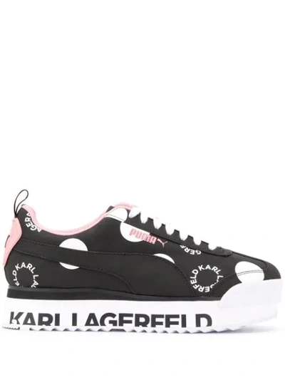 Puma Roma Amor Sneakers In Black