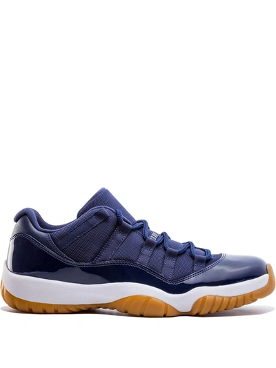 Jordan Air  11 Retro Low "navy/gum" Sneakers In Blue