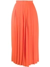 Mm6 Maison Margiela Pleated Trousers In Orange