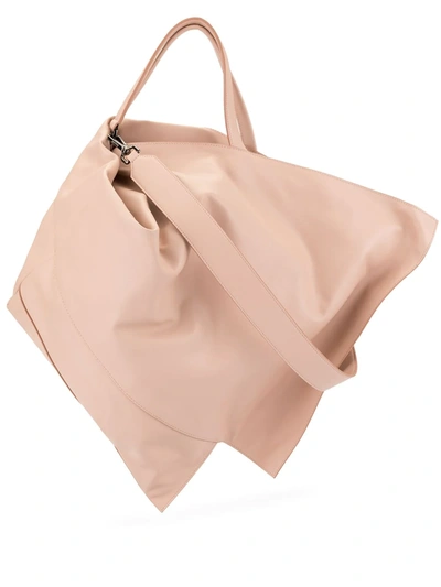 Discord Yohji Yamamoto Muffle Tote Bag In Pink