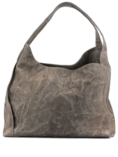 Discord Yohji Yamamoto Profile Medium Tote Bag In Grey