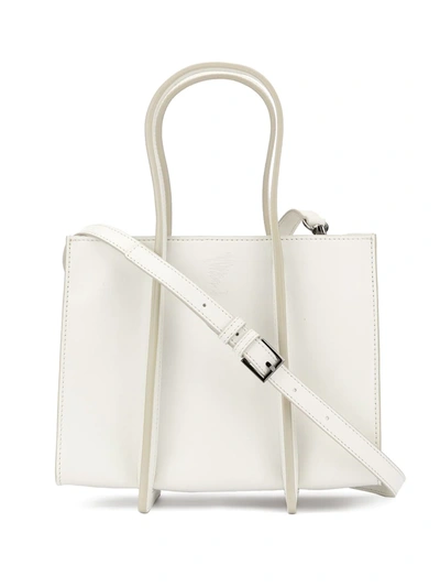 Discord Yohji Yamamoto Aerial Mini Tote Bag In White