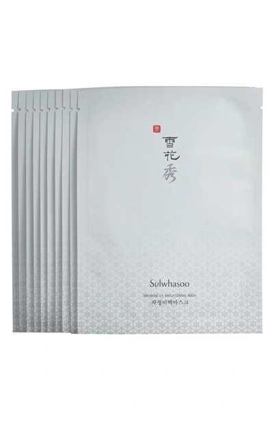 Sulwhasoo Snowise Brightening Masks, Set Of 10