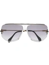 Cazal Aviator Sunglasses In Black