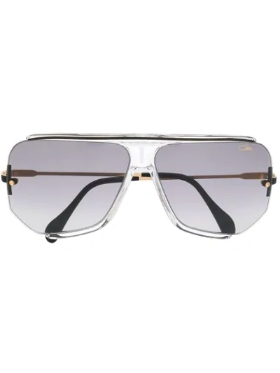 Cazal Aviator Sunglasses In Black