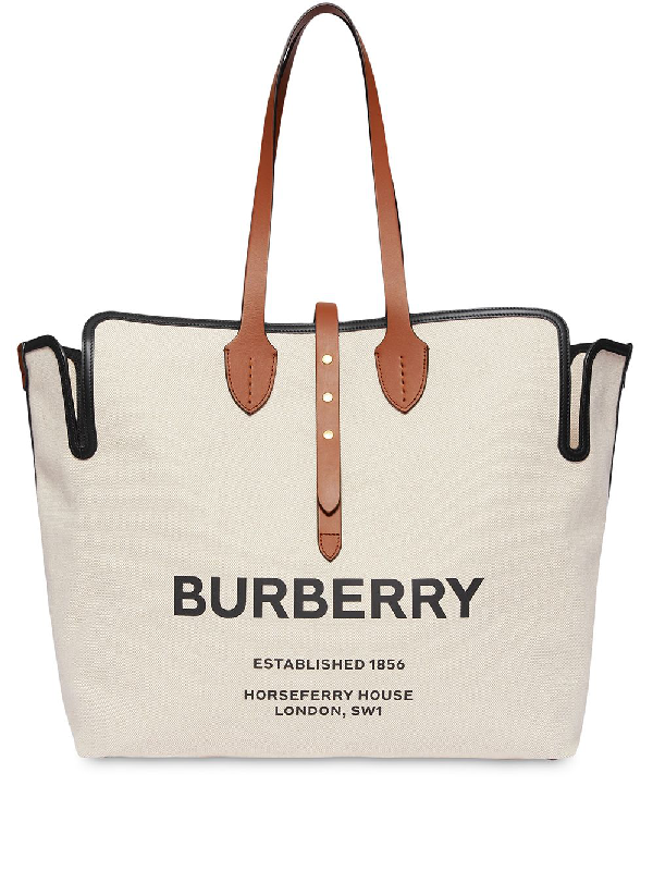 burberry canvas tote