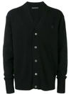 Acne Studios Black Neve Face Cardigan