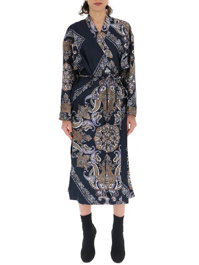 Chloé Paisley Print Robe In Multi