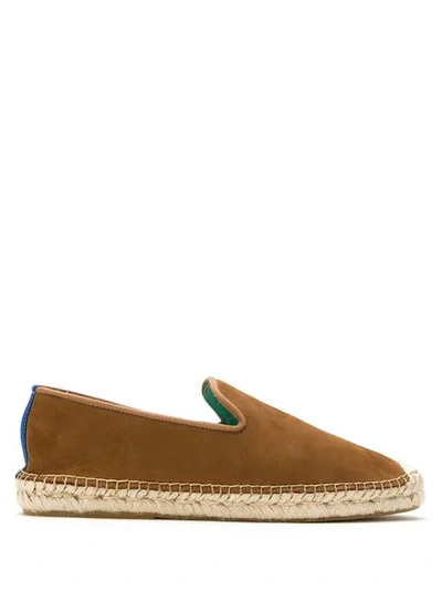 Blue Bird Shoes Nobuck Espadrilles In Brown