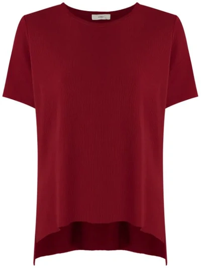 Egrey Knitted Top In Red