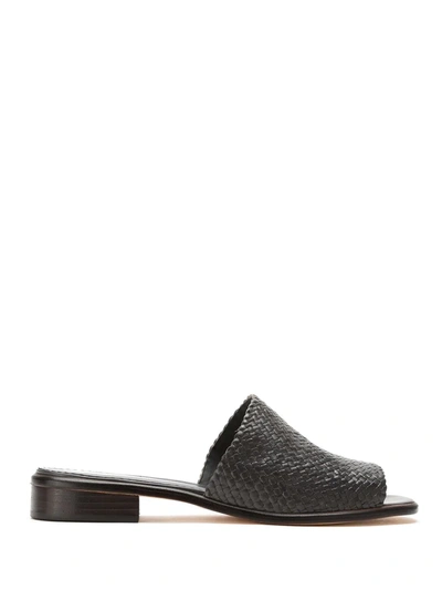 Sarah Chofakian Trama Mules In Black