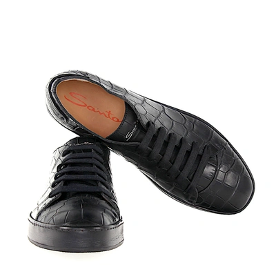Santoni Sneakers Black 20756