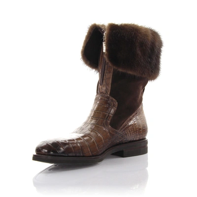 Santoni Boots Brown