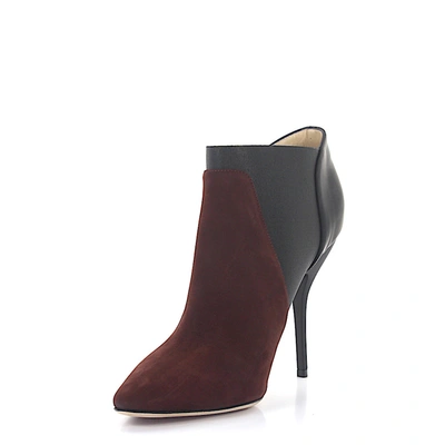 Jimmy Choo Ankle Boots Deluxe Suede In Rot