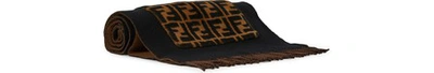 Fendi Ff Scarf In Nero