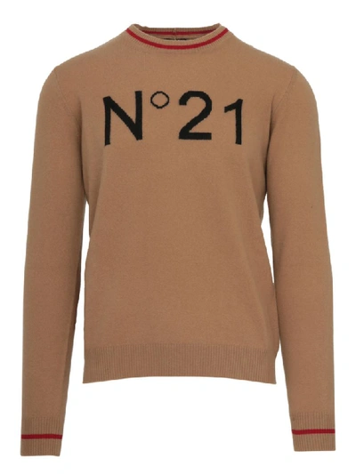 N°21 Sweater In Beige