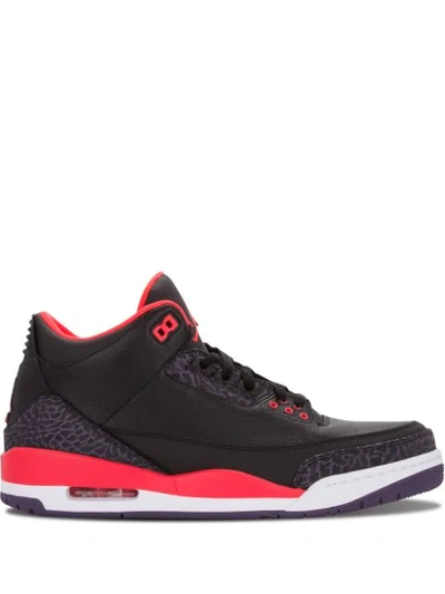 Jordan Air  3 Retro Sneakers In Black