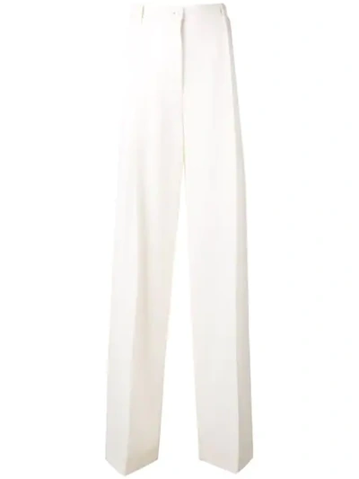 Nina Ricci High-rise Trousers In White