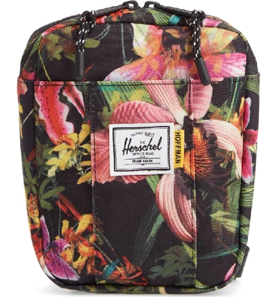 Herschel Supply Co Cruz Crossbody Bag - Black In Jungle Hoffman