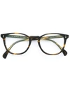 Oliver Peoples Finley Glasses In Braun