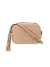 Gucci Soho Small Leather Cross-body Bag In Neutrals