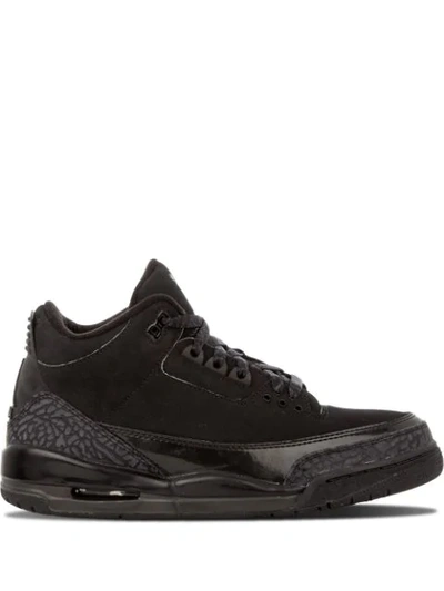 Jordan Air  3 Retro Sneakers In Black