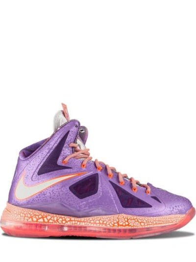 Nike Lebron 10 Extraterrestrial Sneakers In Purple
