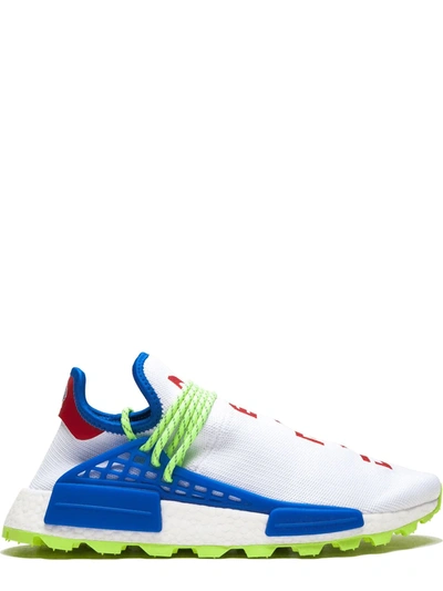 Adidas Originals X Pharrell Williams Nmd Hu Trail Sneakers In White