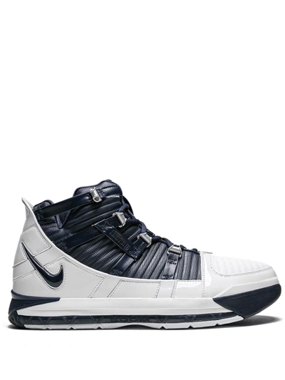 Nike Zoom Lebron 3 Qs Sneakers In White