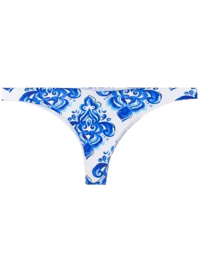 Mc2 Saint Barth Naomi Bikini Bottoms In White