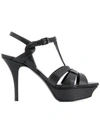 Saint Laurent Tribute 75mm Sandals In Black