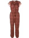 Ulla Johnson Terra Jumpsuit In Red