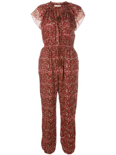 Ulla Johnson Terra Jumpsuit In Red