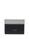 Dolce & Gabbana Monreal Colour-block Cardholder In Blue