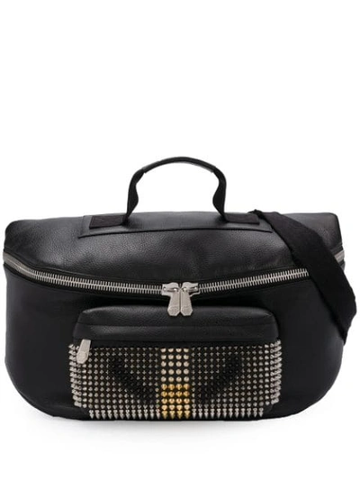 Philipp Plein Studded Top-handle Tote In Black