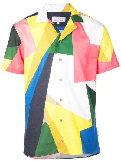 Orlebar Brown X Rob Wyn Yates Travis Relaxed-fit Cotton-and-linen Blend Shirt In Multicolour