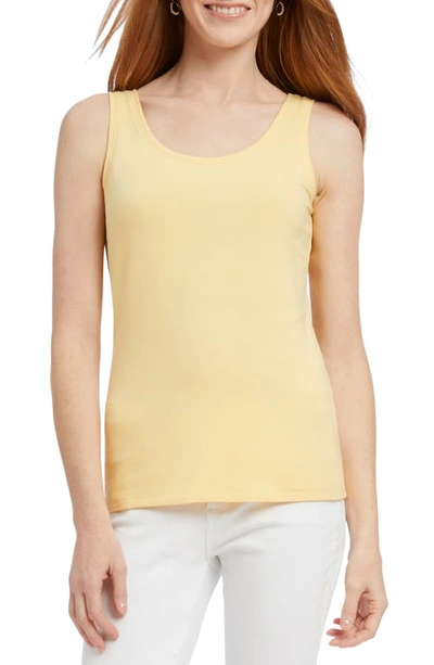 Nic And Zoe Nic+zoe Petites Scoop-neck Tank In Straw