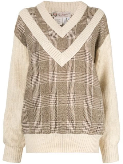 Pre-owned Gucci Long Sleeve Jumper In Brown