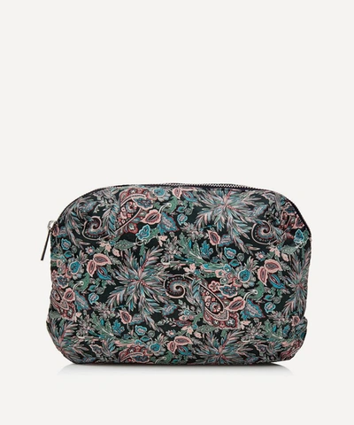 Liberty London Large Far Away Paisley Wash Bag In Black