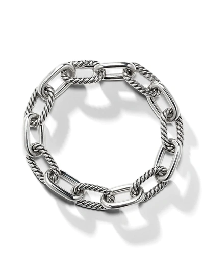 David Yurman Sterling Silver Dy Madison Medium 11mm Bracelet In Ss