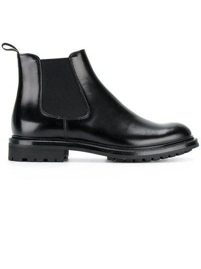 Church's Nirah T Leather Chelsea Ankle Boots In Black