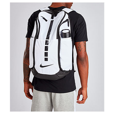 white nike elite backpack