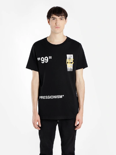 Off-white Off White Printed T-shirt In Black