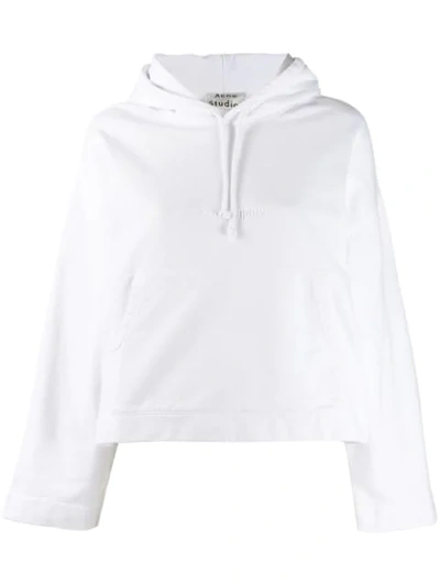 Acne Studios 'joghy' Kapuzenpullover In White