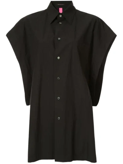 Y's Batwing Sleeve Shirt In Black