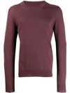 Maison Margiela Décortiqué Elbow Sweater In Purple
