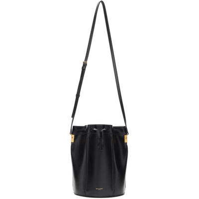 Saint Laurent Talitha Medium Bucket Bag In Black