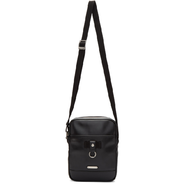 Saint Laurent Black Leather Rivington Race Bag In 1000 Nero/N | ModeSens