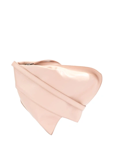 Discord Yohji Yamamoto Muffle Small Shoulder Bag In Pink